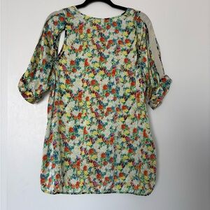 Rebecca Minkoff Multicolor Floral Silk Blouse